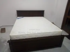 78 by 72 Box Bed with Spring Mattress (E-23)
