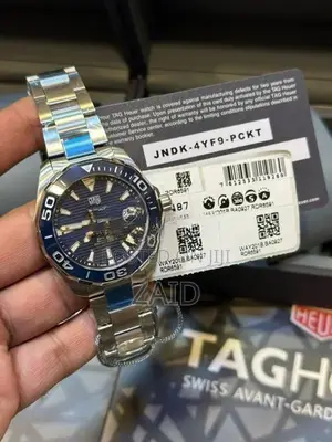 Tag Heuer Aquaracer Blue Dial Bazel