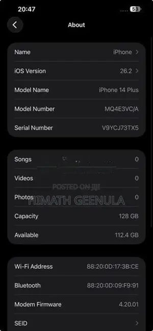 Apple iPhone 14 Plus (Used)