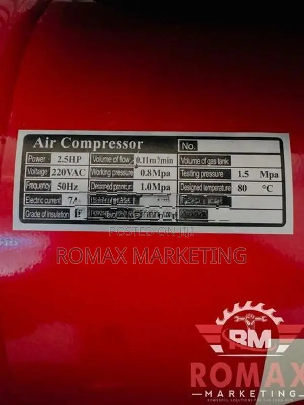 50L Air Compressor Giant Brand 2.5HP