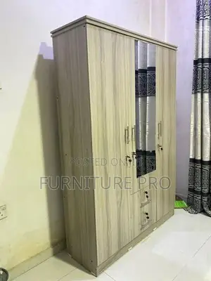 New 3 Door Cloth Cupboard With Mirror .