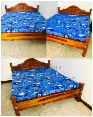 New 6*5 ft 72*60 Teak Triple Queen Arch Bed Dl Mattresses