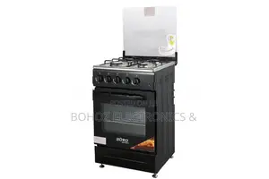 New EURO (Turkey) Free Standing Gas Oven with 4 Burner EU55FS4GG-BK