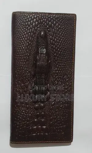 Leather Crocodile Head Walley