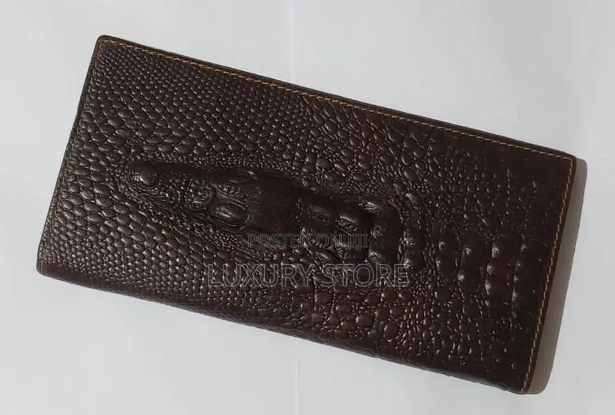 Leather Crocodile Head Walley
