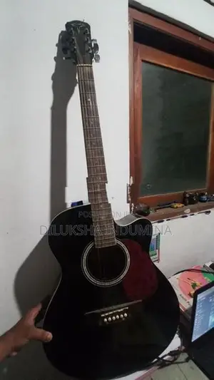 The Olive Tree Black Guitar