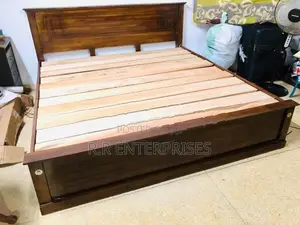 New 6*6 72*72 Teak King Box Bed