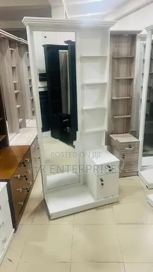 New White Melamine Dressing Table