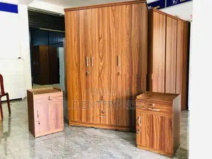 New Melamine Wardrobes with 2 Bedside Cupboard