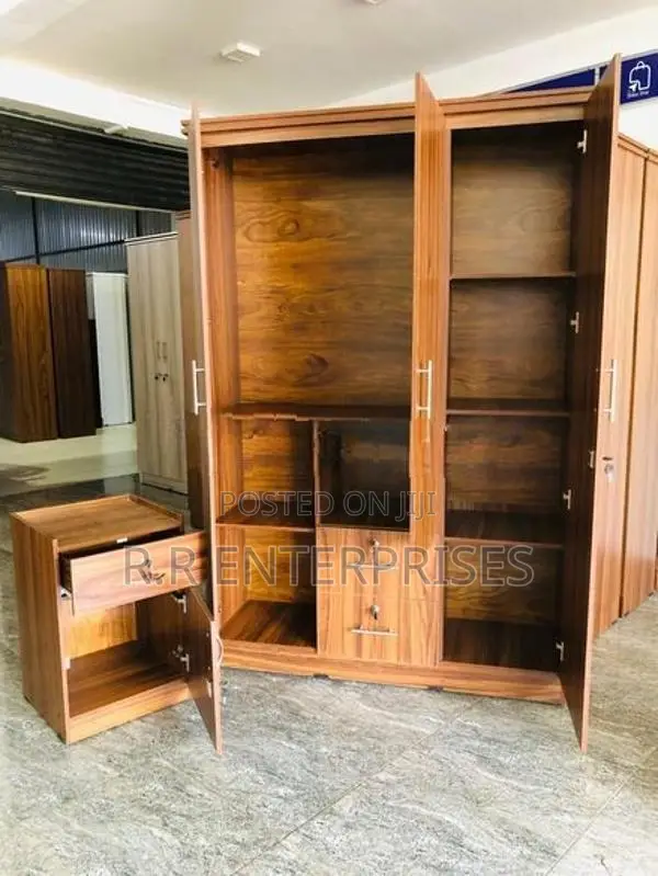 New Melamine Wardrobes with 2 Bedside Cupboard