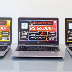 HP ProBook Core i5 6th Gen|8GB RAM|256GB NVME|15.6 inch FHD