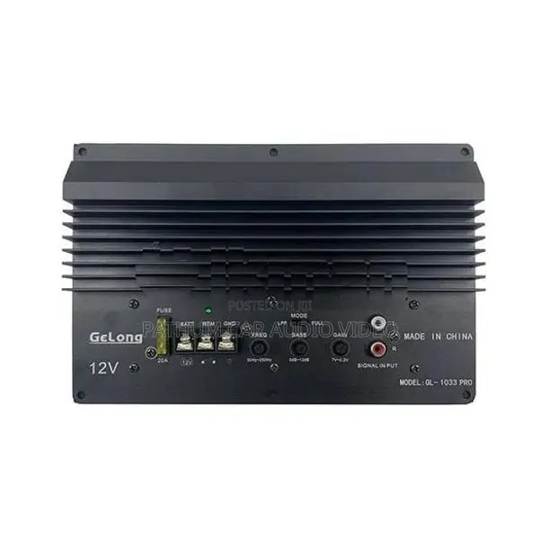 Car Sub Woofer In 12V Gelong AMP