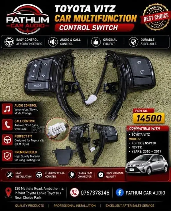 Toyota Vitz Car Multifunction