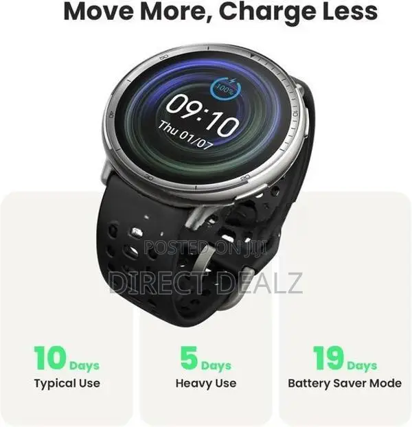 Amazfit Active 2 Smart Watch - Black