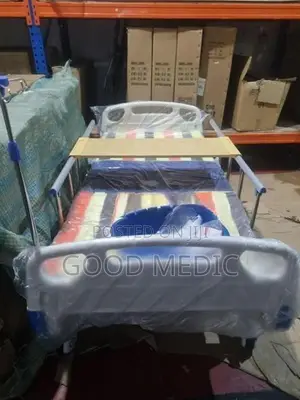 Four-Function Manual Bed with Lateral Tilt and Sanitary Functionality