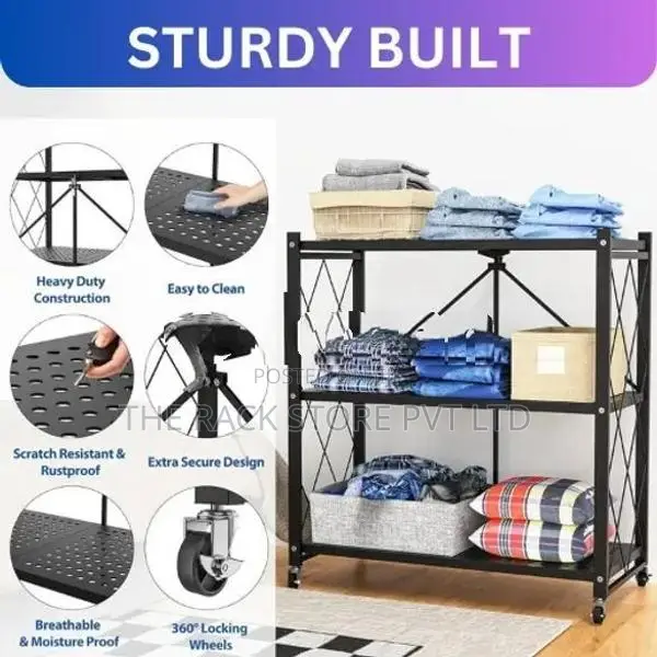 3 Layer Foldable Rack