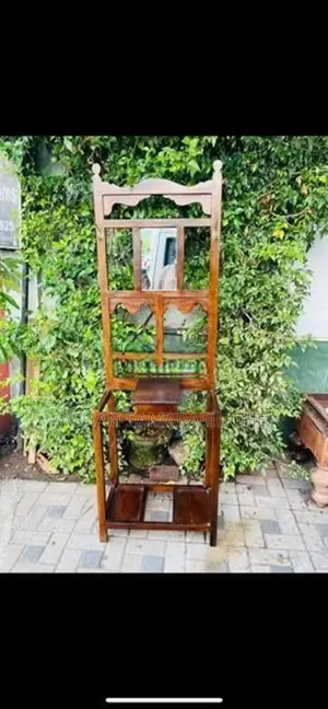 Antique Hall Stand with Mirror