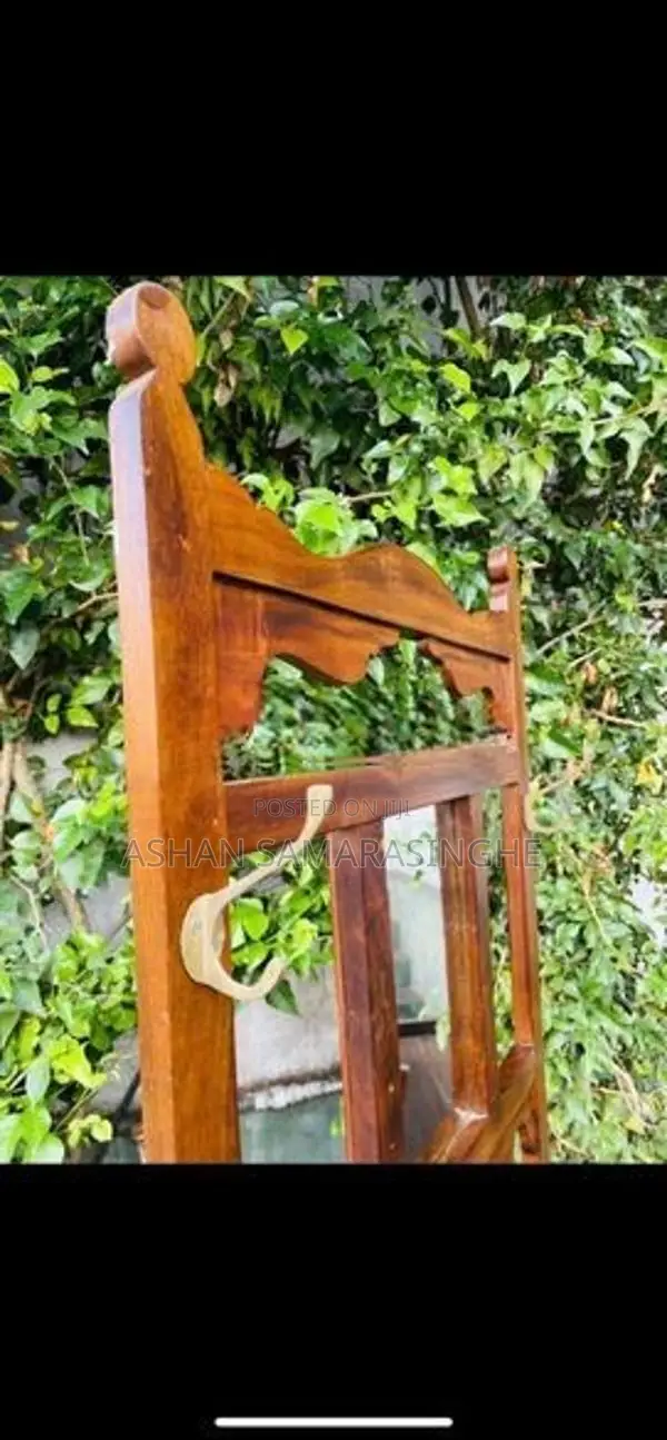 Antique Hall Stand with Mirror