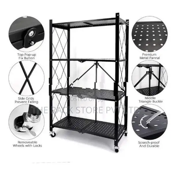 4 Layer Foldable Storage Rack