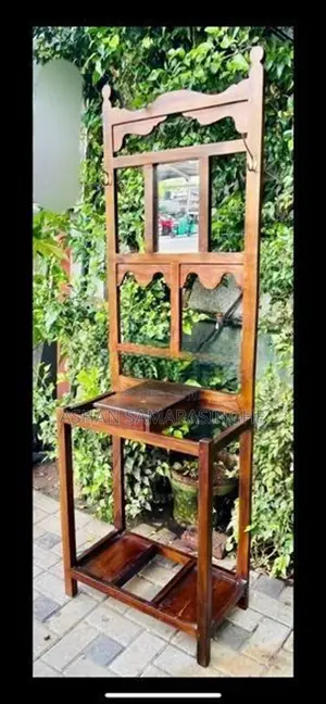 Antique Hall Stand with Mirror