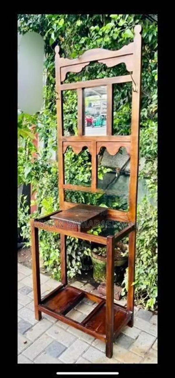 Antique Hall Stand with Mirror