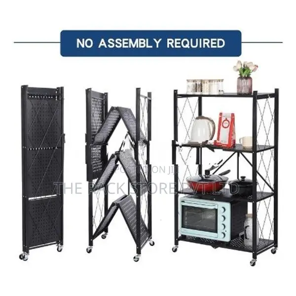 4 Layer Foldable Storage Rack