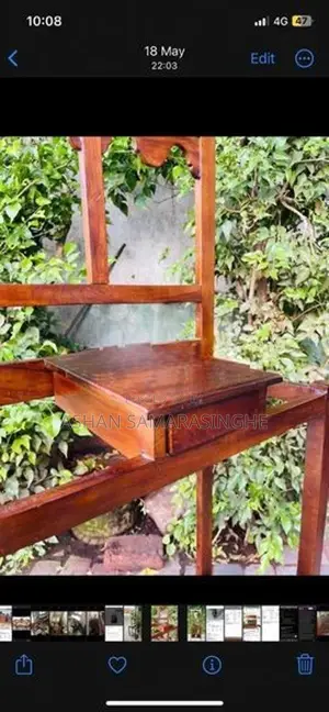 Antique Hall Stand with Mirror