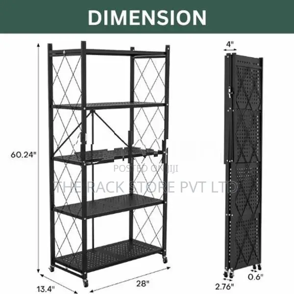 5 Layer Foldable Storage Rack