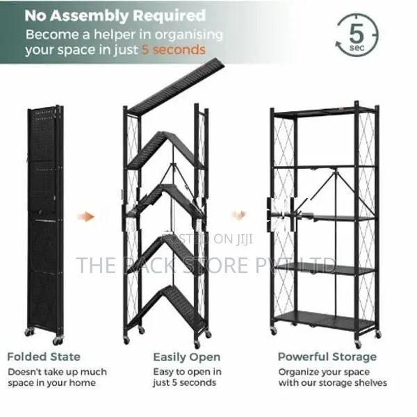 5 Layer Foldable Storage Rack