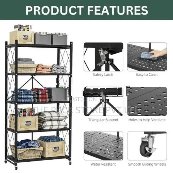5 Layer Foldable Storage Rack