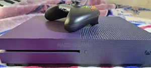 Xbox One S Purple with Steering Wheel