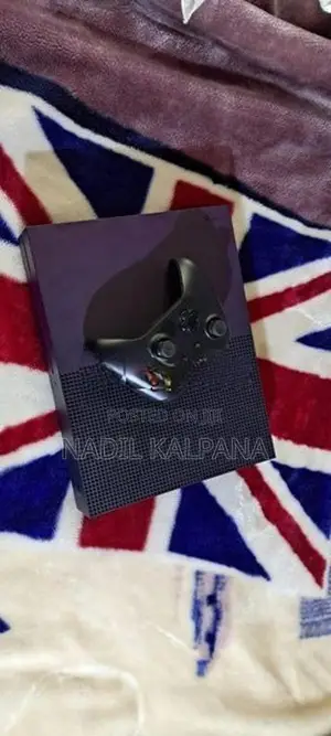 Xbox One S Purple with Steering Wheel
