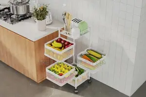 4 Layer Revolving Multipurpose Cart