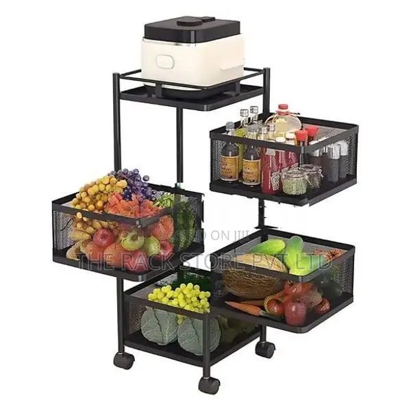 4 Layer Revolving Multipurpose Cart