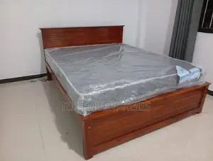 Teak Box Bed with Spring Mattresses
