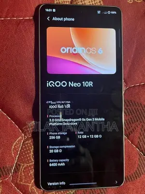 iqoo Neo 10R (Used)