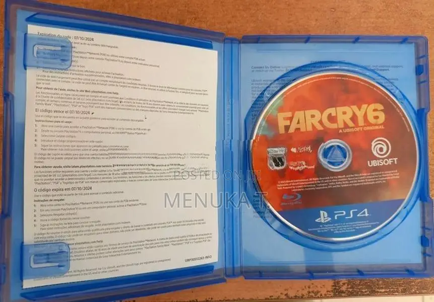 PS4 Far Cry 6 Bluray Game