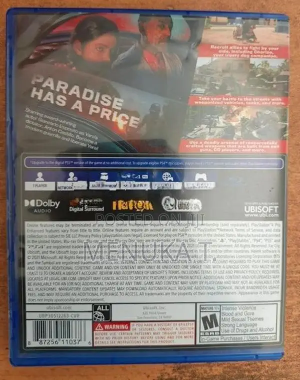 PS4 Far Cry 6 Bluray Game