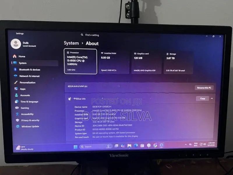 Dell Vostro 3670 i3 Desktop Computer