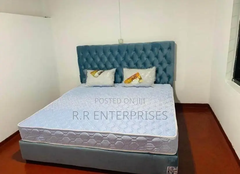 New (6"*5") Ft Luxury Cushion Divan Bed with Spring Mattresses