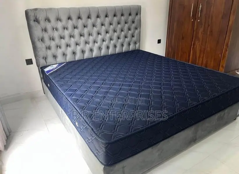 New Luxury Cushion Divan Bed with Spring Mattresses