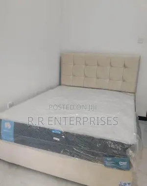 New 6*4 ft Double Cushion Divan Bed with Spring Mattresses