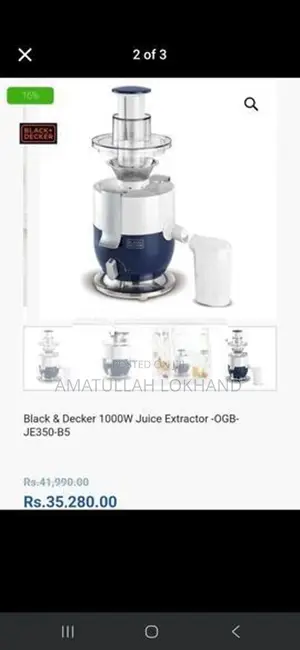Black N Decker Juicer Extractor