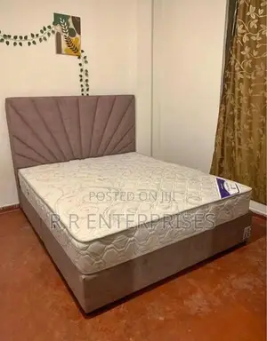 New 6*6,5 Ft King Divan Bed with Arpico Spring Mattresses