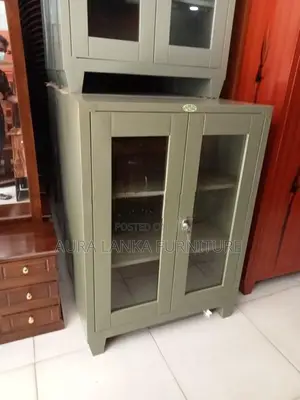 Steel Half Glass Office Cupboard