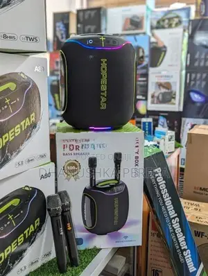 Hopestar Partybox 600 Outdoor Speakers with Dual Mic (300W)