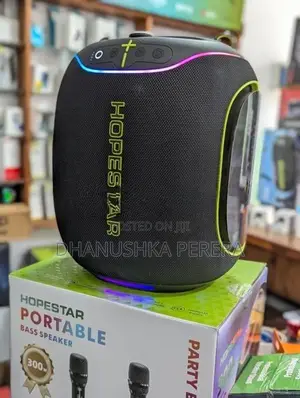 Hopestar Partybox 600 Outdoor Speakers with Dual Mic (300W)