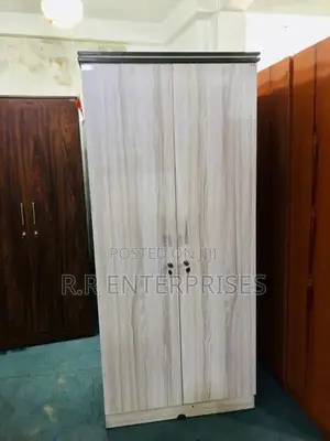 New 2 Door Hq Ash White Melamine Wardrobes