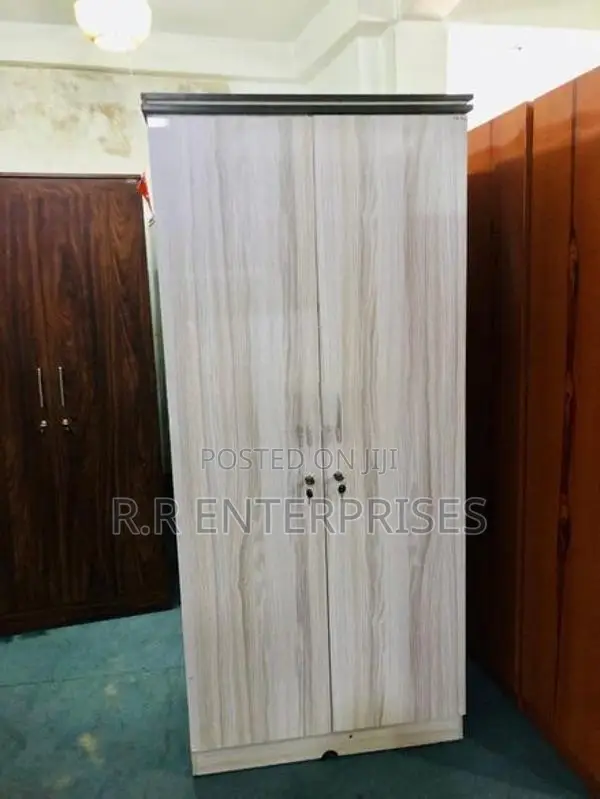 New 2 Door Hq Ash White Melamine Wardrobes