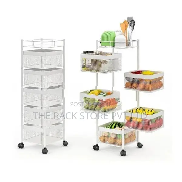 5 Layer Revolving Multi Purpose Cart